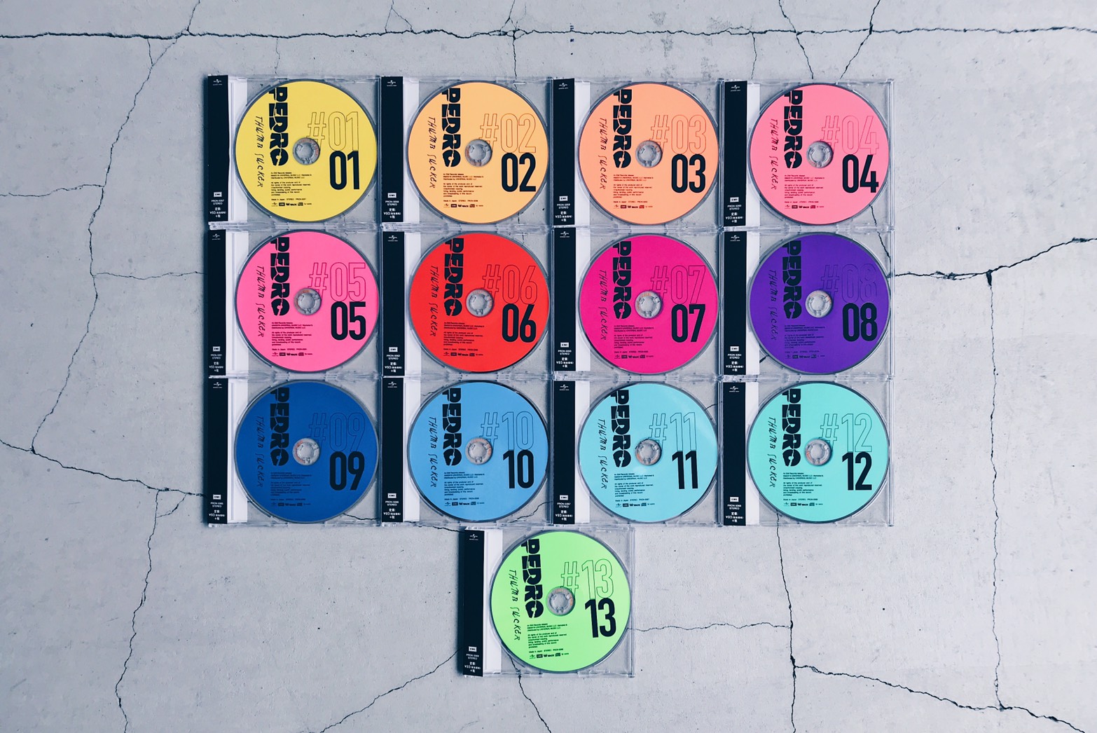 THUMB SUCKER」全13曲分100円シングル発売中!!｜PEDRO OFFICIAL SITE